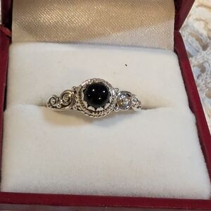 Black Onyx Sterling Silver Ring
